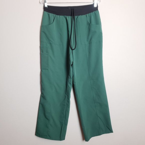 Ave by Medline Hunter Green Comfort Waist Scrub Pants Medium - Picture 1 of 10